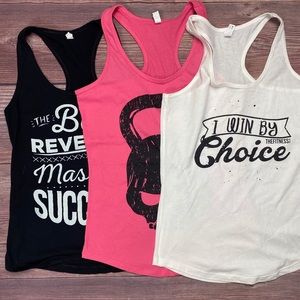 Bundle; The Fitness Tee Co. tanks